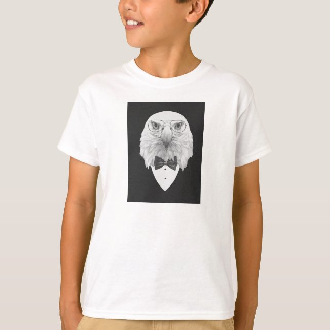 T-shirt Portrait chic d'Eagle (Devant)