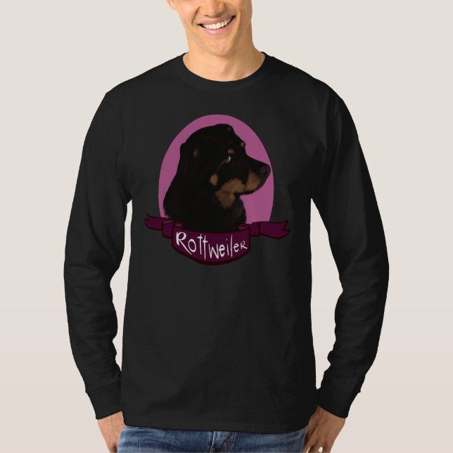 T-shirt Portrait d'A Rottweiler (Devant)