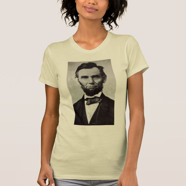 T-shirt Portrait d'Abe Lincoln 2 (Devant)