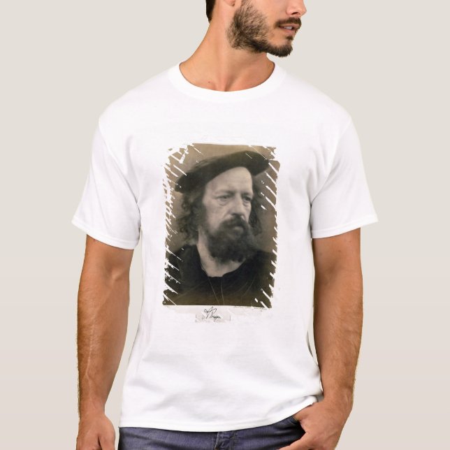 T-shirt Portrait d'Alfred, seigneur Tennyson (1809-92) (Devant)
