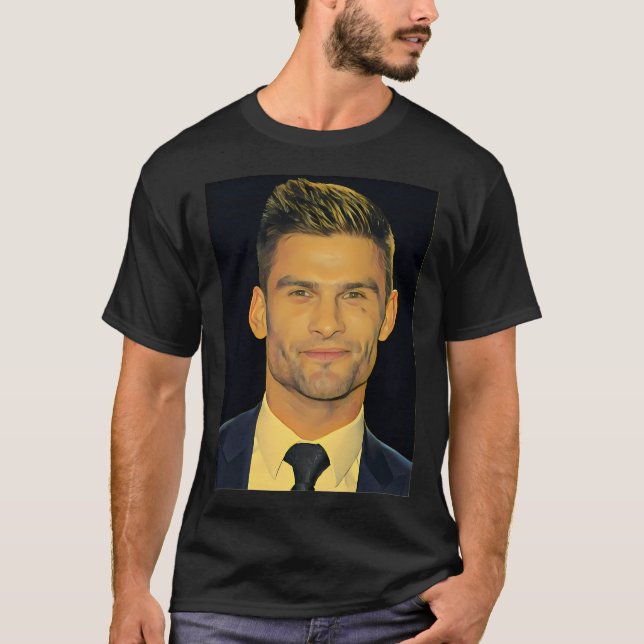 T-shirt portrait d'Aljaz Skorjanec (Devant)