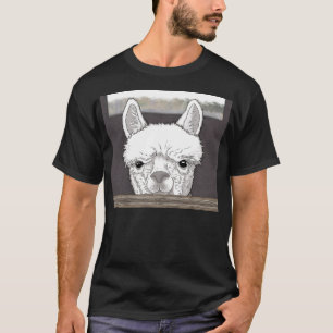 T-shirt Portrait d'Alpaca