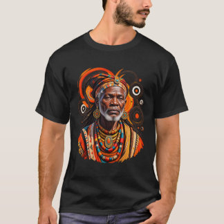 T-shirt Portrait d'Ancien Spirituel Africain | Ancestral