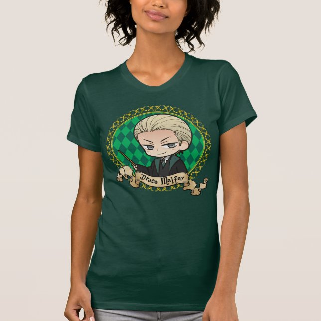T-shirt Portrait d'anime Draco Malfoy (Devant)