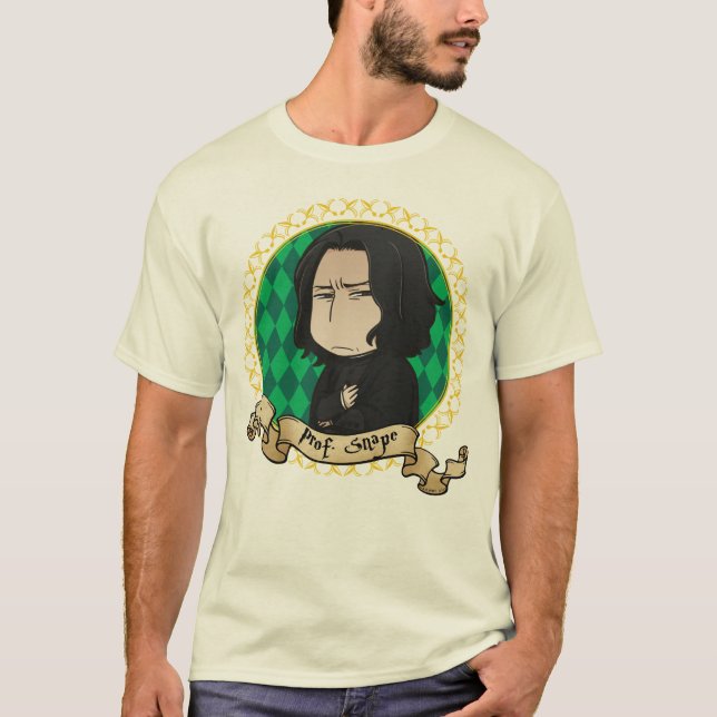 T-shirt Portrait d'anime du professeur Snape (Devant)