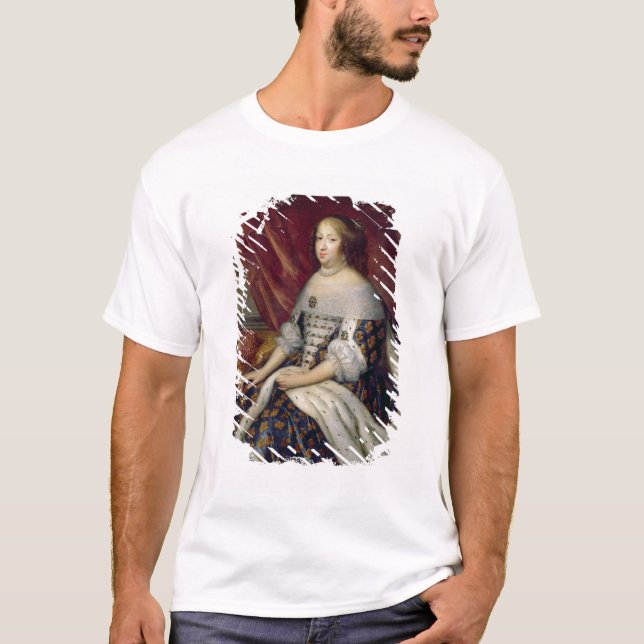 T-shirt Portrait d'Anne de reine de l'Autriche de la (Devant)