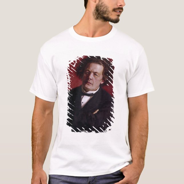 T-shirt Portrait d'Anton Grigoryevich Rubinstein, 1881 (Devant)