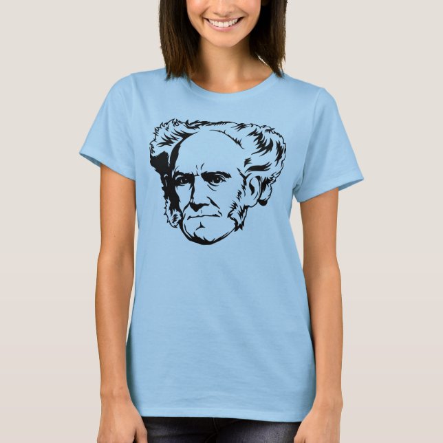T-shirt Portrait d'Arthur Schopenhauer (Devant)