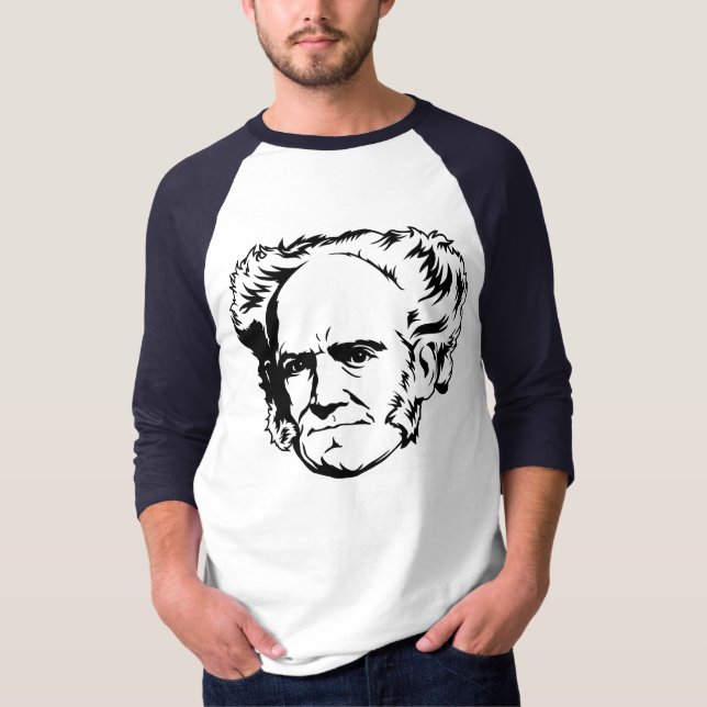 T-shirt Portrait d'Arthur Schopenhauer (Devant)