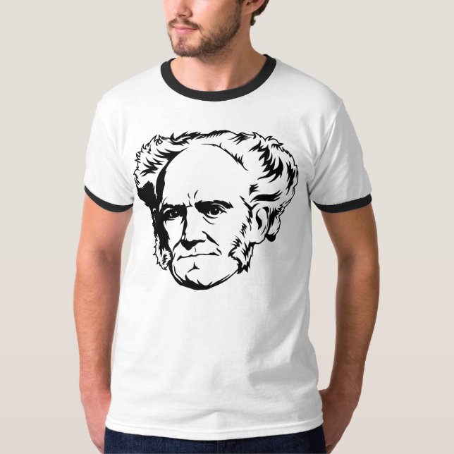 T-shirt Portrait d'Arthur Schopenhauer (Devant)