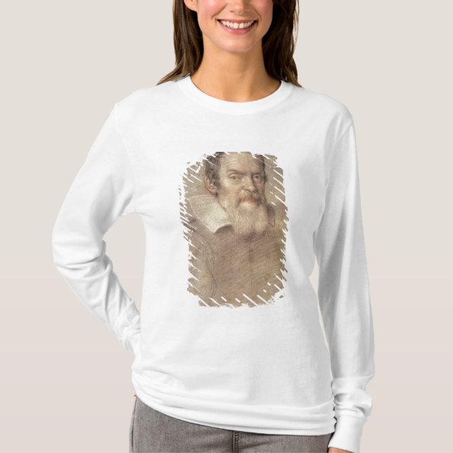 T-shirt Portrait d'astronome de Galileo Galilei (Devant)