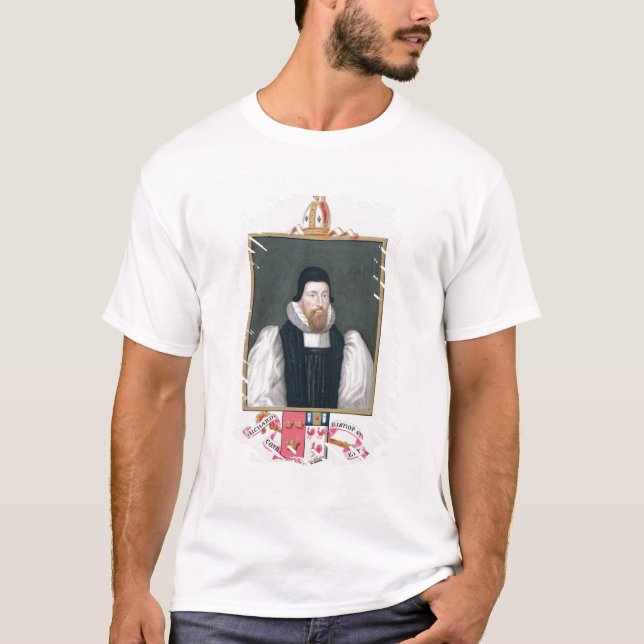 T-shirt Portrait de 1500-81) évêques de Richard Cox (d'Ely (Devant)