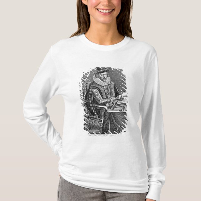 T-shirt Portrait de 1561-1626) vicomtes de Francis Bacon (Devant)
