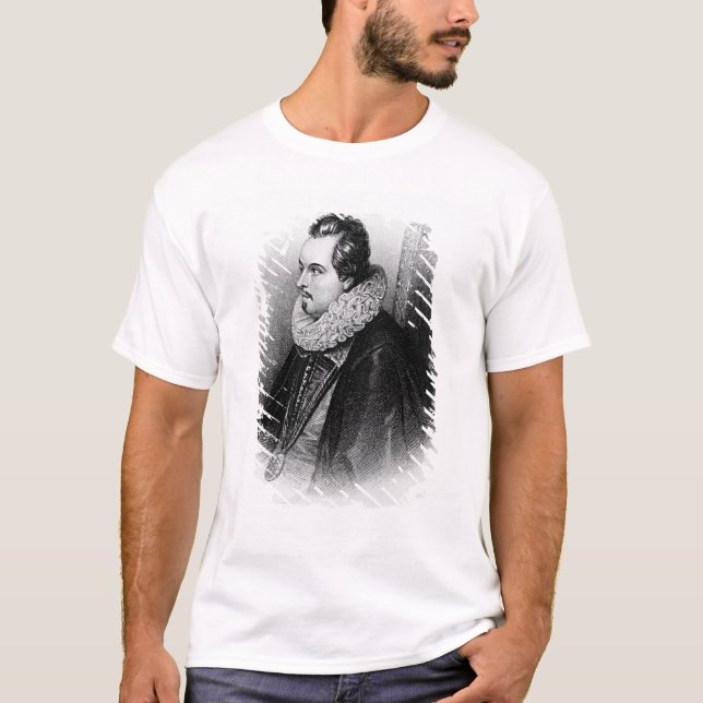T-shirt Portrait de 8ème comte de Charles Blount de (Devant)