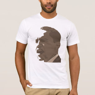 T-shirt Portrait de Barack Obama dans la chemise de ton de