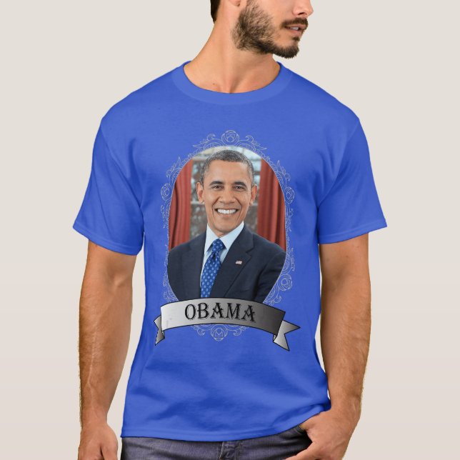 T-shirt Portrait de Barak Obama (Devant)