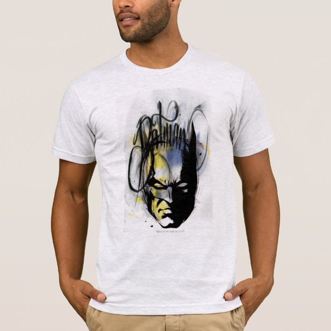 T-shirt Portrait de Batman Airbrush (Devant)