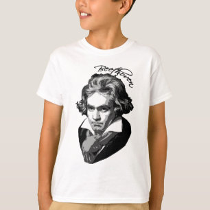T-shirt Portrait de Beethoven sur des T-shirts, tasses,