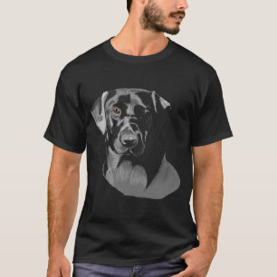 T-shirt Portrait de Black Labrador Retriever