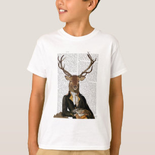 T-shirt Portrait de cerfs