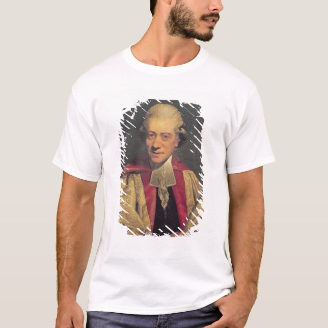 T-shirt Portrait de Charles Burney, c.1781 (Devant)