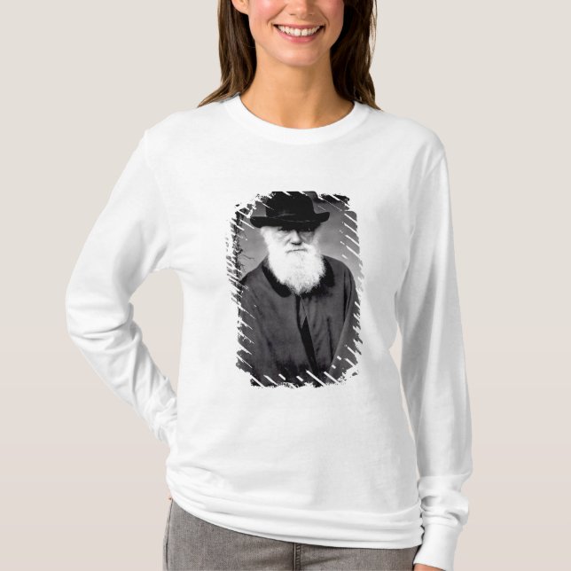 T-shirt Portrait de Charles Darwin 1881 (Devant)