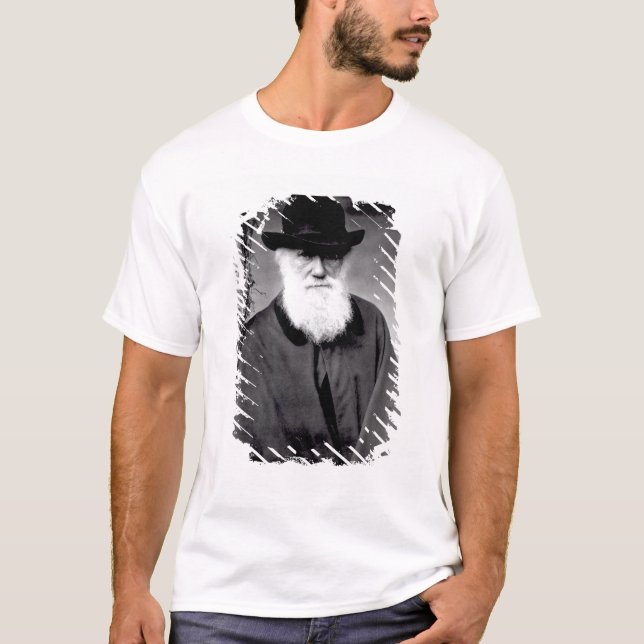 T-shirt Portrait de Charles Darwin 1881 (Devant)
