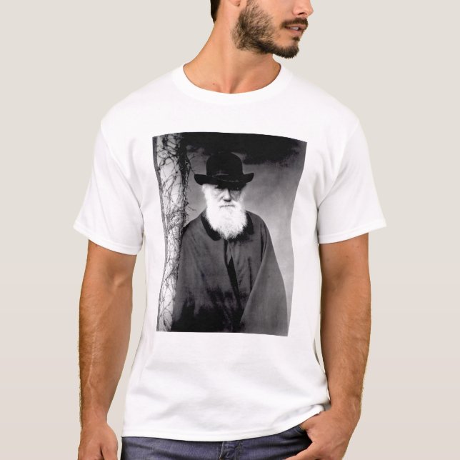 T-shirt Portrait de Charles Darwin 1881 (Devant)
