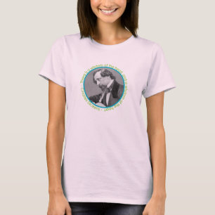 T-shirt Portrait de Charles Dickens avec la citation