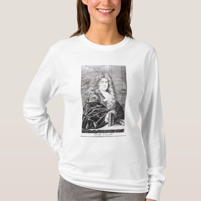 T-shirt Portrait de Charles Perrault (Devant)