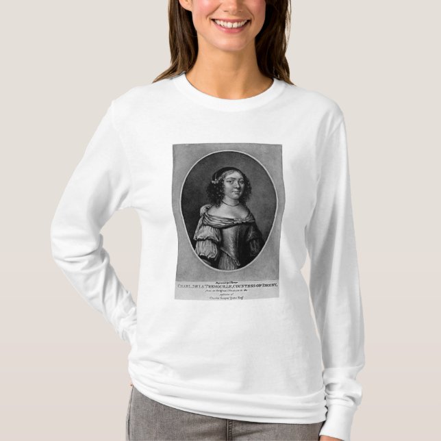 T-shirt Portrait de Charlotte, comtesse de Derby (Devant)