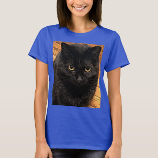 T-shirt Portrait de chat