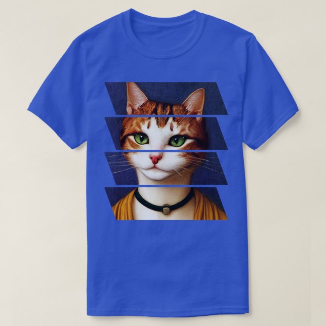 T-shirt Portrait de chat (Design devant)