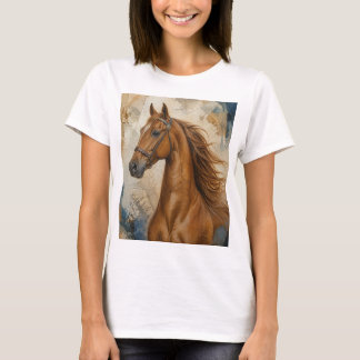 T-shirt Portrait de Cheval