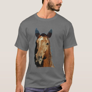 T-shirt Portrait de cheval