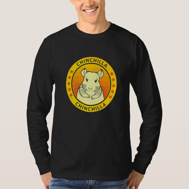 T-shirt Portrait de Chinchilla (Devant)