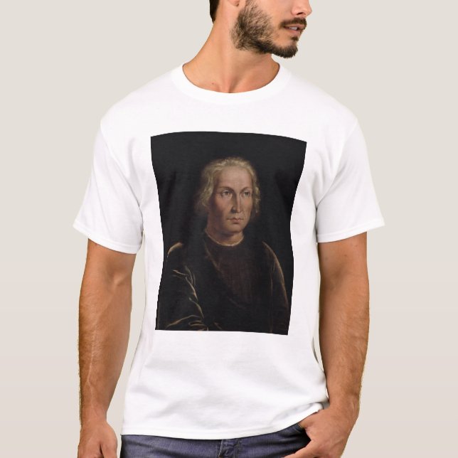 T-shirt Portrait de Christophe Colomb (Devant)