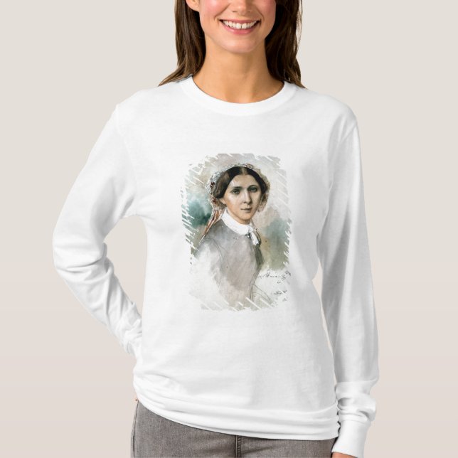 T-shirt Portrait de Clara Schumann 1853 (Devant)