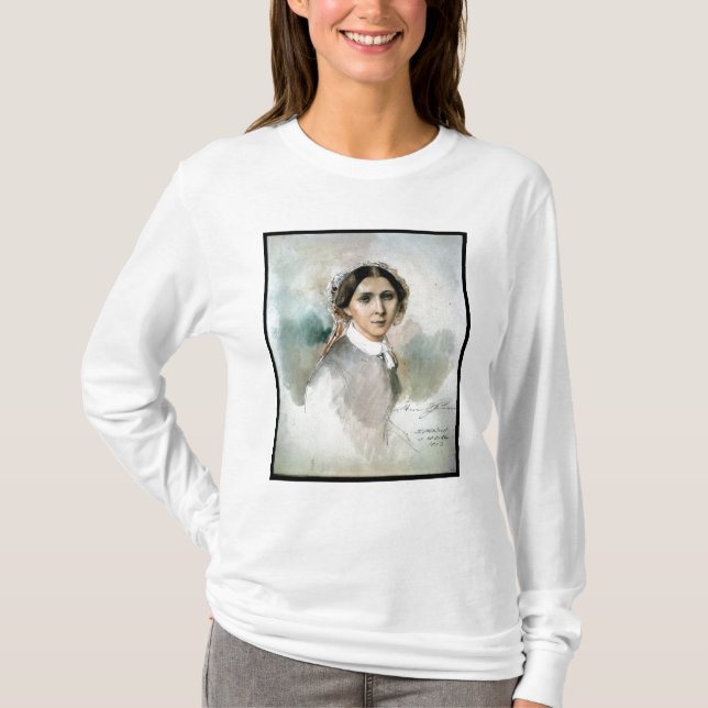 T-shirt Portrait de Clara Schumann 1853 (Devant)