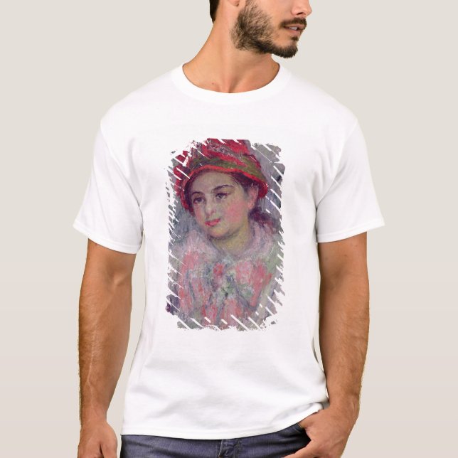 T-shirt Portrait de Claude Monet | de Blanche Hoschede (Devant)