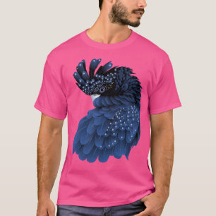 T-shirt Portrait de Cockatoo noir australien