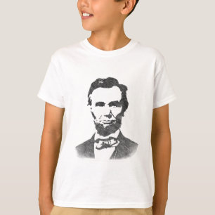 T-shirt Portrait de cru d'Abraham Lincoln