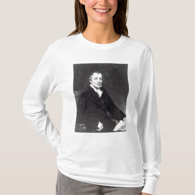 T-shirt Portrait de David Ricardo (Devant)