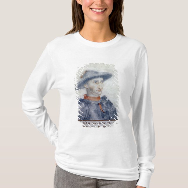 T-shirt Portrait de duc de Rene I de l'Anjou (Devant)