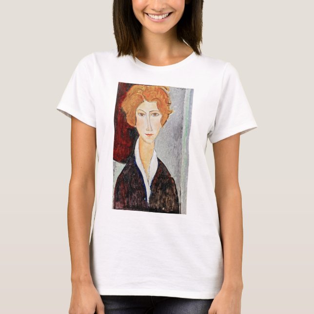 T-shirt Portrait de femme, Modigliani (Devant)