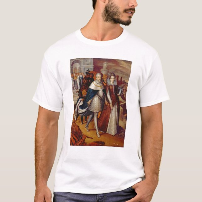 T-shirt Portrait de Ferdinand I et sa nièce (Devant)