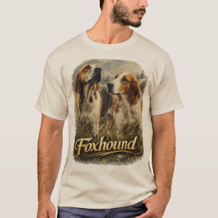 T-shirt Portrait de Foxhound – Noble Chien de Chasse
