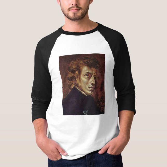 T-shirt Portrait de Frédéric Chopin (Devant)