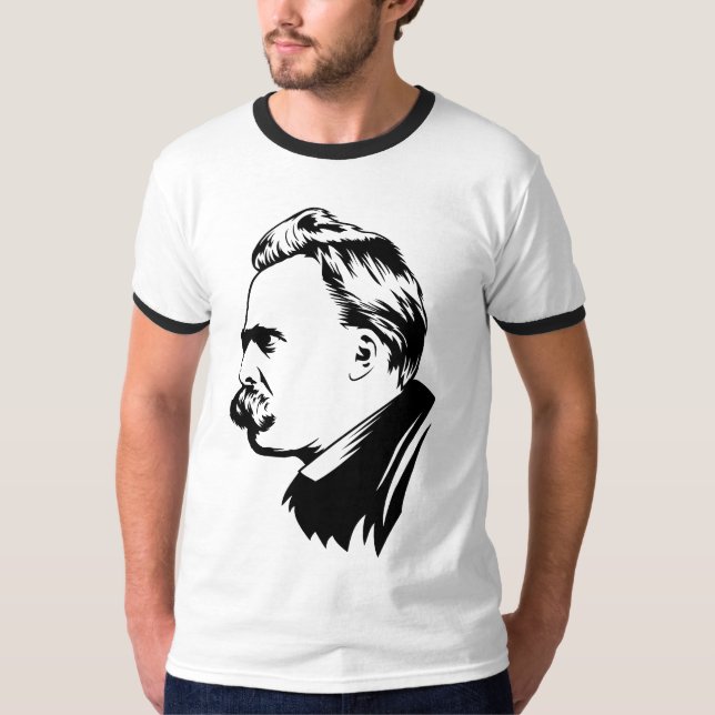 T-shirt Portrait de Frederich Nietzsche (Devant)
