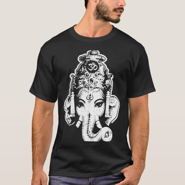T-shirt Portrait de Ganesh (Devant)